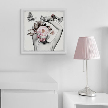 "Flower Diva" Framed Painting Print