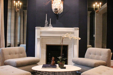 Inspiration for a transitional living room remodel in Richmond