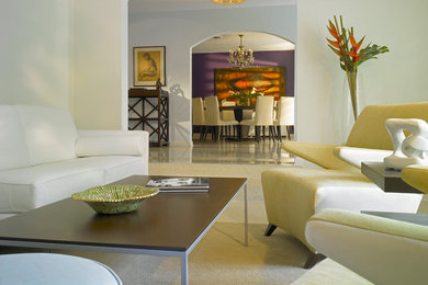 Inspiration for a modern living room remodel in Orlando