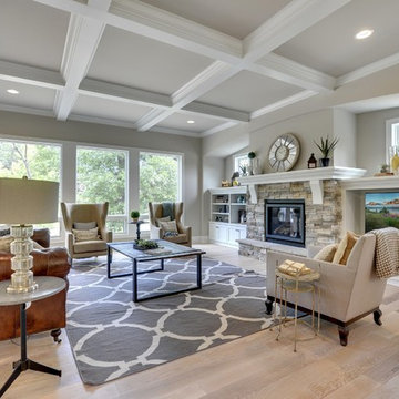 Formal Living Room – Red Pine Farm – 2015 Model