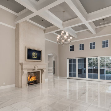 Coffered Family Room Ceiling