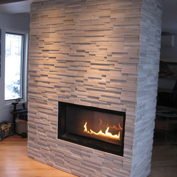 Four Sided Fireplace - Photos & Ideas | Houzz