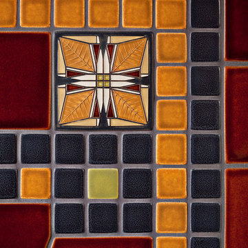 Frank Lloyd Wright Fireplace | Frank Thomas House Tile