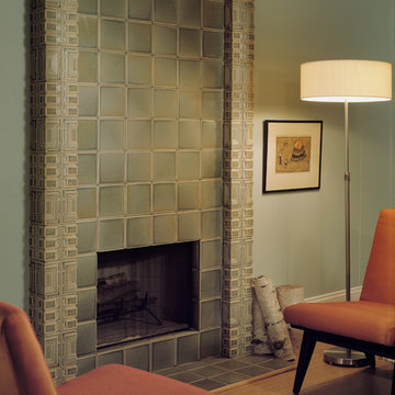 Frank Lloyd Wright Storer Column Fireplace