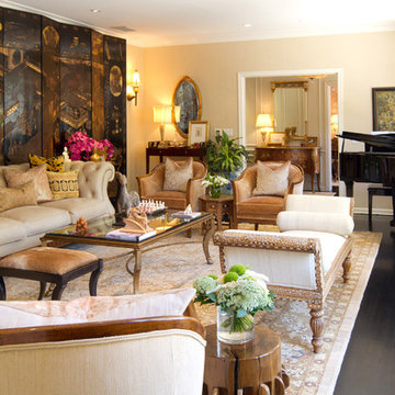 French Colonial Living Room