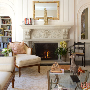 French Colonial Living Room