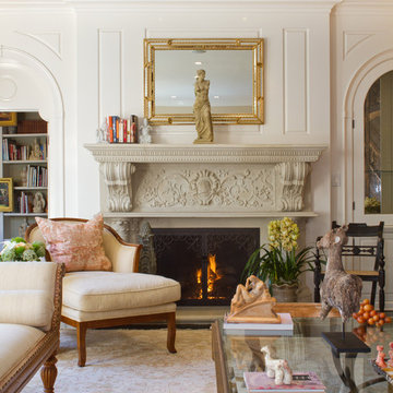 French Colonial Living Room