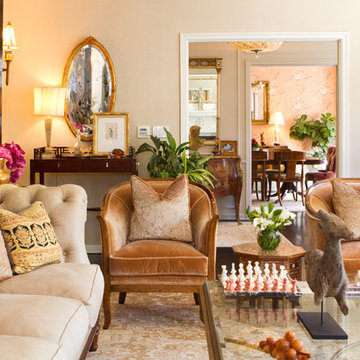 French Colonial Living Room