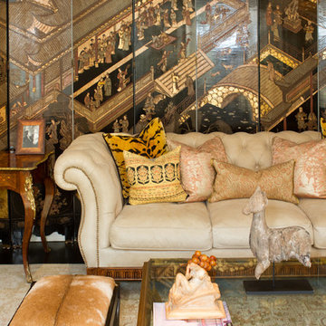 French Colonial Living Room