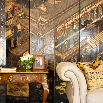 French Colonial Living Room