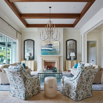 75 French Country Living Room Ideas You'll Love - December, 2023 | Houzz