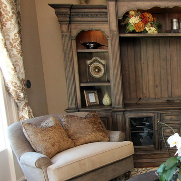 French Country Transitional Living Room