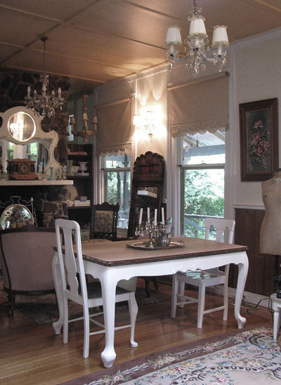 Traditional Dining Room French Farmhouse table