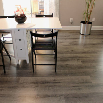 French Gray White Wash Laminate Floor