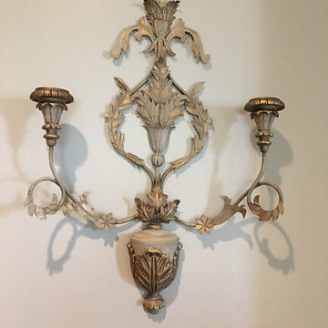 French Painted Sconce