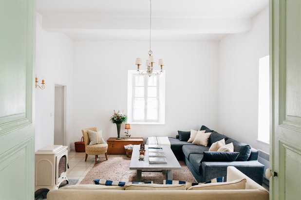Mediterranean Living Room by Nathalie Priem Photography