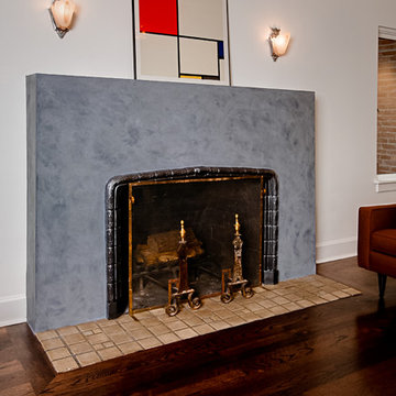 Fresh Milestone application to original fireplace