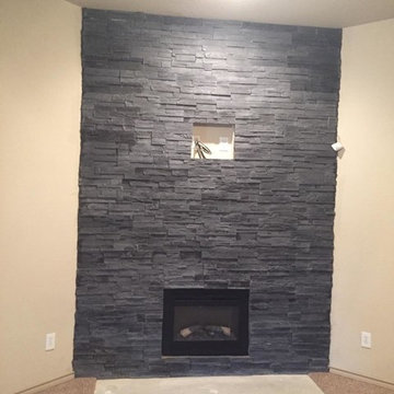 From Dull to Dramatic: A Fireplace Transformed with Cultured Stone