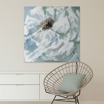 "Frozen Petals" Painting Print on Wrapped Canvas