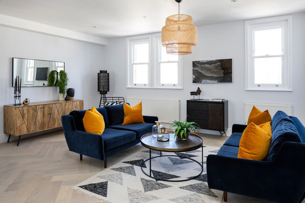 Contemporary Living Room by Burbeck Interiors ltd