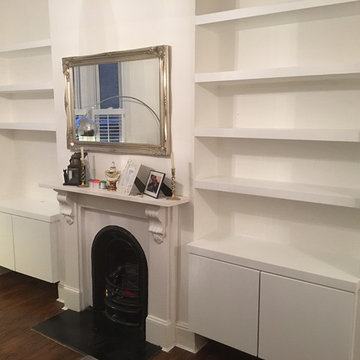 Fulham alcove cabinets and shelves