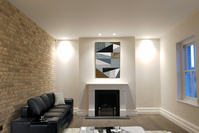 Modern living room in Essex.