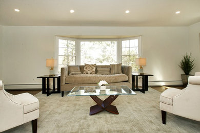 Living room - traditional living room idea in New York