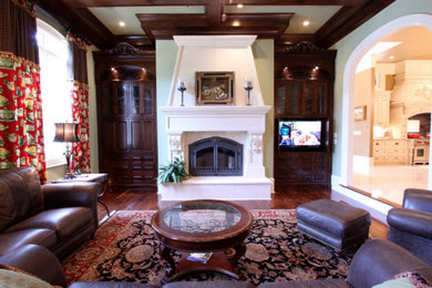 Inspiration for a contemporary living room remodel in Atlanta