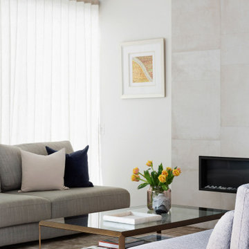 furniture placement can be reconfigured to open up the space