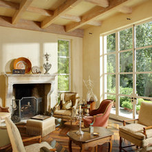 French Country Living Room by Dave Adams Photography