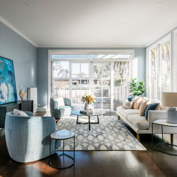 Gardenvale Project Hamptons Style Open Plan Living and Family Room