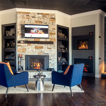 Gas & wood burning fireplace insert galerry in Roswell, Ga