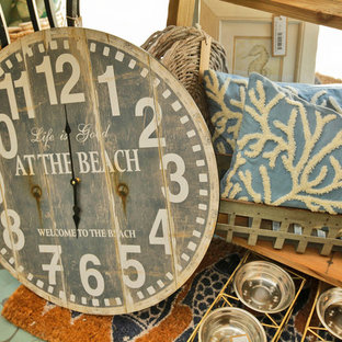 Inspiration for a coastal living room remodel in San Diego