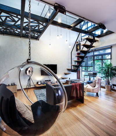 Industrial Family  Room by DISTINCTidENTITY Pte Ltd