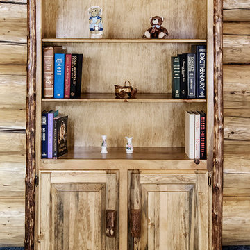Glacier Country Collection Bookcase with Storage