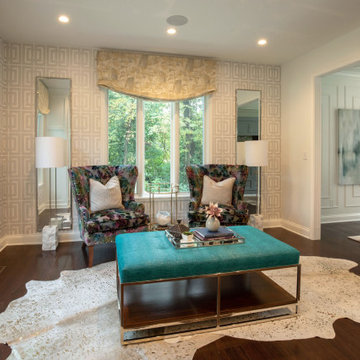 Glamorous Kitchen, Dining and Living Renovation with Entertaining in Mind