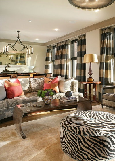 Contemporary Living Room by Shields & Company Interiors