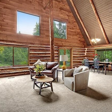 Grand Ridge Log Cabin remodel