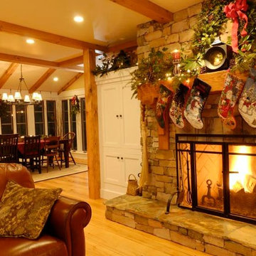 Living Room Fireplace - Merry Christmas!