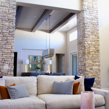Casual Luxury Transitional Great Room