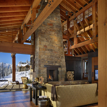 Great Room with fireplace