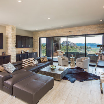 Great Room with Wall of Windows