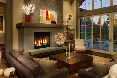 Design ideas for a modern living room in Sacramento.
