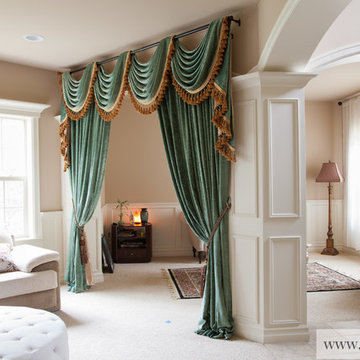Green Chenille Swag Valance Curtains by celuce.com