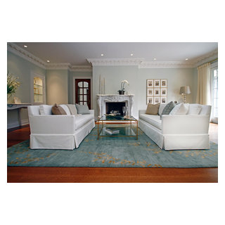 Picture of Greens Farms Luxury Home - Traditional - Living Room - New York - by ...