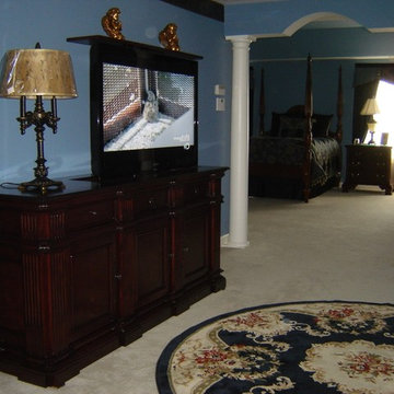 Greenwich Hidden TV Lift Cabinet, US made to Order TV Lift Furniture