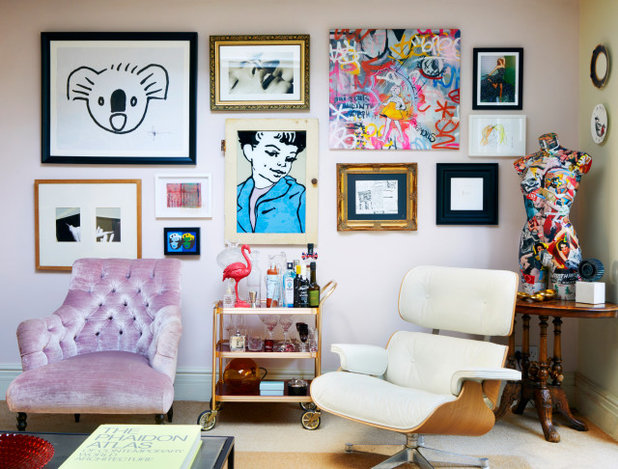 Eclectic Living Room by Studio Fabbri