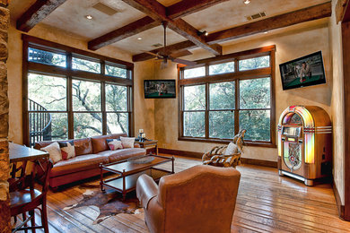 Southwest living room photo in Austin