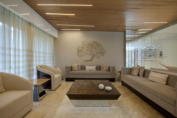 Contemporary Living Room by The BNK Group