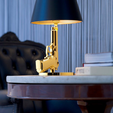 'Guns Bedside' Table Lamp